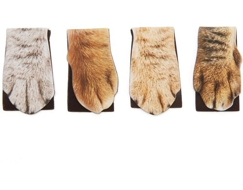 Kikkerland Lesezeichen Katzenpfoten