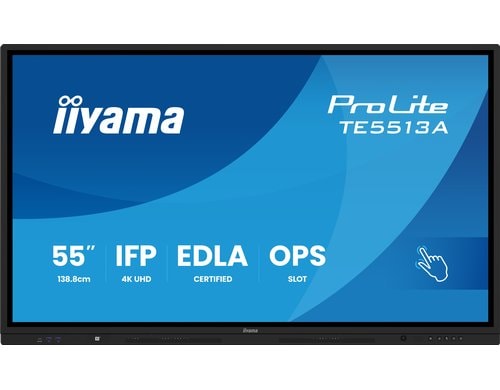 Iiyama TE6513A-B1AG 65, Touch, IPS, UHD, 450cd, EDLA, Android