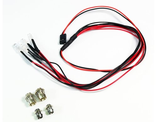 Absima 1:10 LED Set weiss/rot mit Alu-Halterung