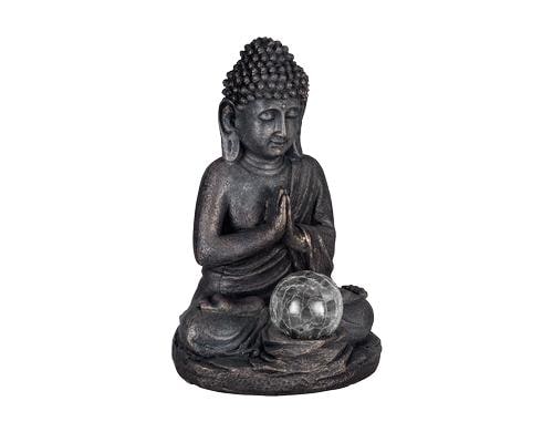 EGLO SOLAR Buddha grau Solar / inkl. 1x LED 0,06W, Solar
