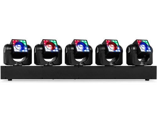 BeamZ Galaxy5 Effekt 5 Moving Heads, 40W RGBW, 120x RGB