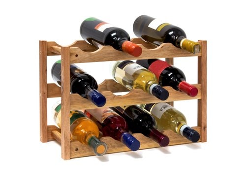 relaxdays Weinregal H x B x T: ca.  28 x 42,5 x 21 cm