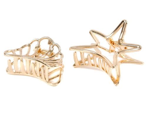 Creativ Company Haarclip silber, B: 6 mm, L: 60 mm, 2 Stück