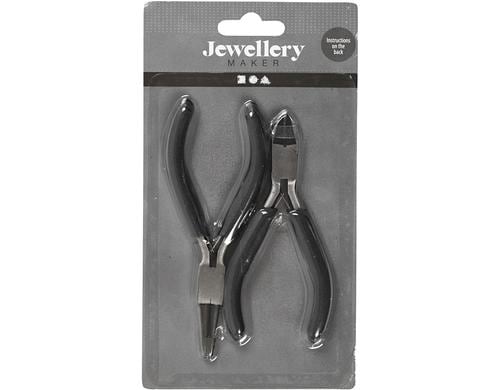 Creativ Company Schmuckzangen Anfänger Rundzange und Seitenschneider