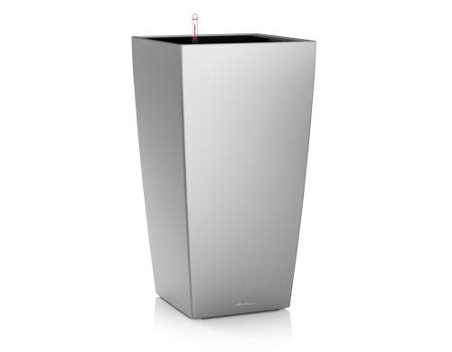 Lechuza Cubico Premium 30 Silver Metallic