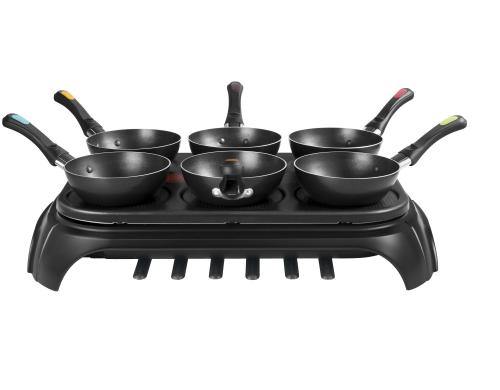 Tefal Wok Gourmet Party PY5828 2 in 1 Wok und Crêpe-Grät