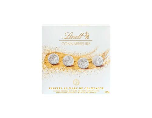 Lindt CONNAISSEURS Truffes Marc de Champagne 135g