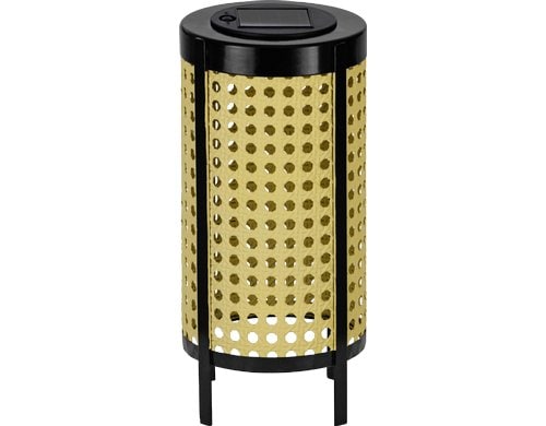 EGLO SOLAR Laterne schwarz/beige Solar / inkl.  1x LED 0,06W, Solar