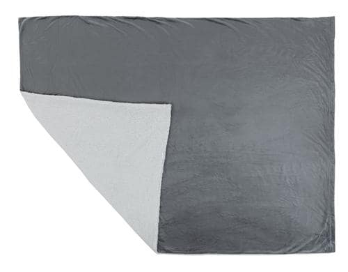 COCON Sherpa Bezug für COCON Gewichtsdecke 160x210 cm, grau