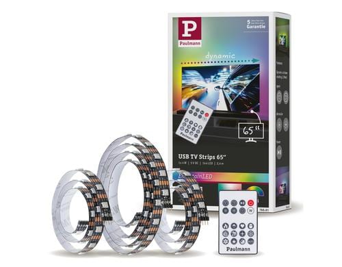 Paulmann EntertainLED USB TV Strips 65 Zoll 4W 5V schwarz