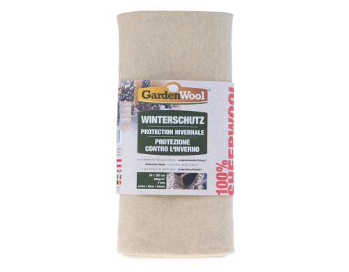 GardenWool Winterschutzmatte naturweiss 200 x 50 x 0.5 cm, 500g/m2