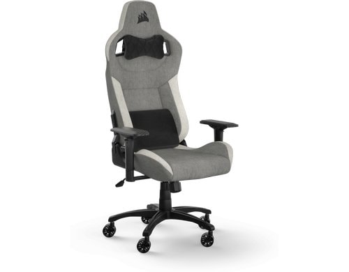 Corsair T3 Rush 2023 Gaming Chair Stoff, Grau/Weiss