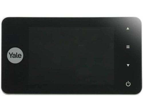 Yale DDV4500 Elektronischer Türspion silber mit Klingel & Nachtsicht, Box