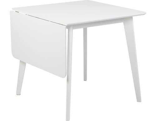 AC Design Esstisch Roxby mit Verlängerung Furnier, Gummibaumholz,80/120x80x76 cm