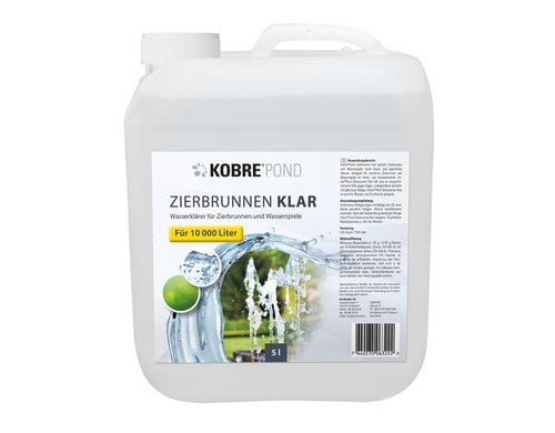 KobrePond Zierbrunnen Klar 5 Liter für 10000 Liter