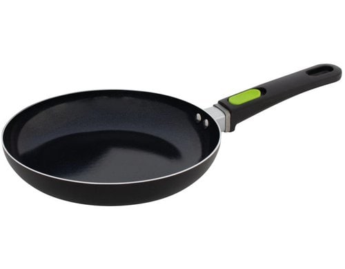 Pfanne Keramik, 24x4.2cm Schwarz/Schwarz