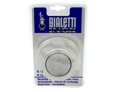 Bialetti Dichtungsring & Filterplatte 10 Ta Venus,Kitty,Musa, 1 Dichtung,1 Filterplatte