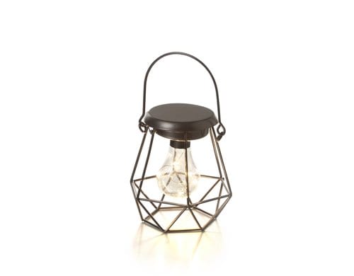 Balthasar Laterne Mesh, LED, Schwarz 15x12.5x15.5 cm (BxHxT)