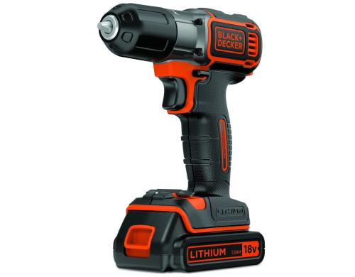 Black+Decker Bohrschrauber ASD18K, 18V inkl. Akku und Ladegerät