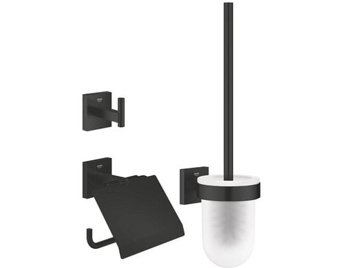 Grohe Start Cube Bad-Zubehör Set 3-in-1 Accessoire-Set, Chrom