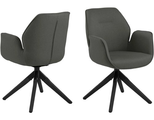 AC Design Esszimmerstuhl Aura Town 1 Stück Town Fabric dark grey 33/Schwarz