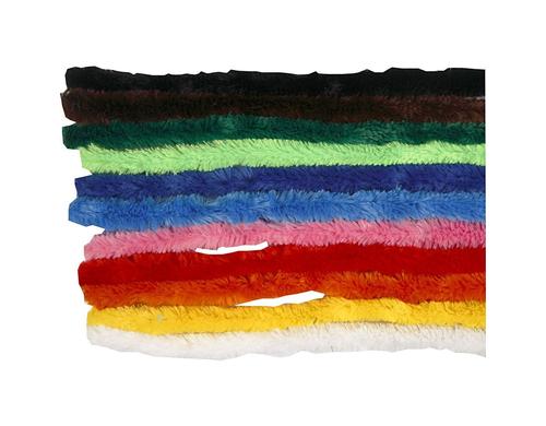 Creativ Company Chenilledraht dick 15 mm 200 Stück, diverse Farben