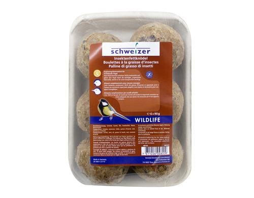 Eric Schweizer Insektenfettknödel, netzfrei 6 x 90g