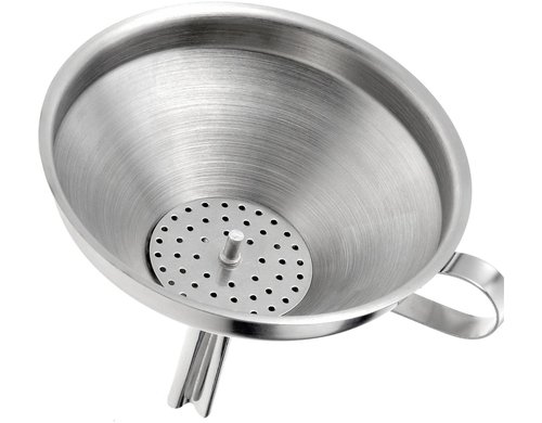 Westmark Flaschentrichter m. Sieb, O: D12cm, U: D1-1.3cm, 15x13x12