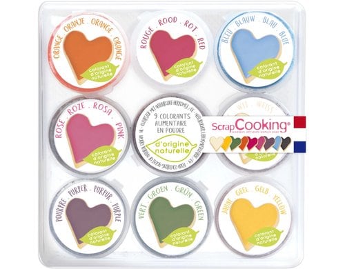 Lebensmittelfarben Set natürlich 160 g