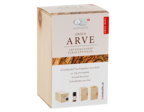AROMALIFE ARVE ArvenQuader mit äth. Öl Arve 10ml