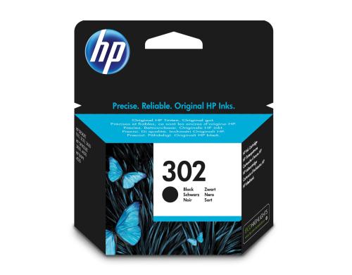 HP Tinte Nr. 302 - Black (F6U66AE) ml, Seitenkapazität ~  Seiten