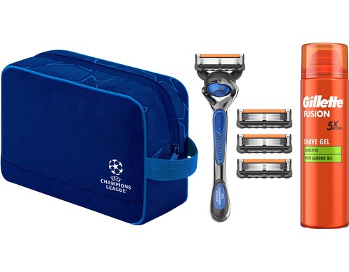 Gillette ProGlide Set Klingen 4er&HS UEFA 5er + Handstück + Wandhalterung