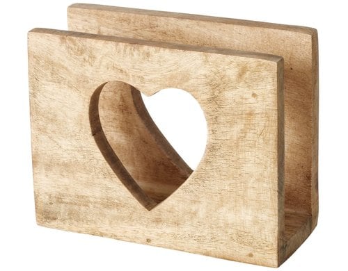 Boltze Serviettenhalter Lilea Mangoholz, 13x5.4x10.3 (LxBxH)