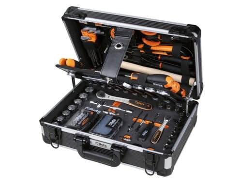 BW2054E-128 WERKZEUGKOFFER 128-teilig 1/4 + 3/8