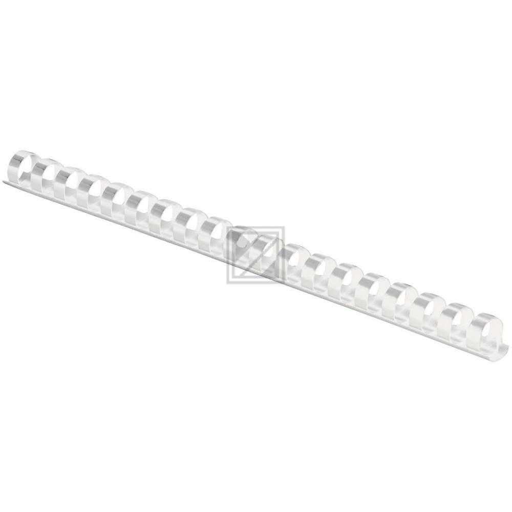 Binderücken 12.5mm, weiss, 25 Stk. Blattkapazität 56-80, 21 Ringe