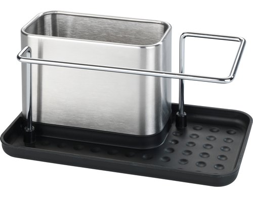 Wenko Spültrog-Organizer Orio Silber Edelstahl, 21x10,5x12 cm