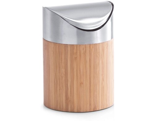 Zeller Present Tischeimer Natur Bambus, Ø 12 x 17 cm