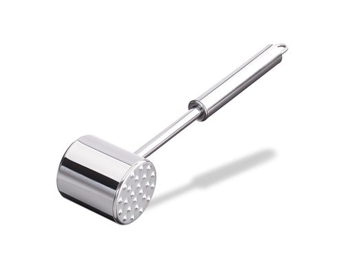 relaxdays Fleischhammer Edelstahl