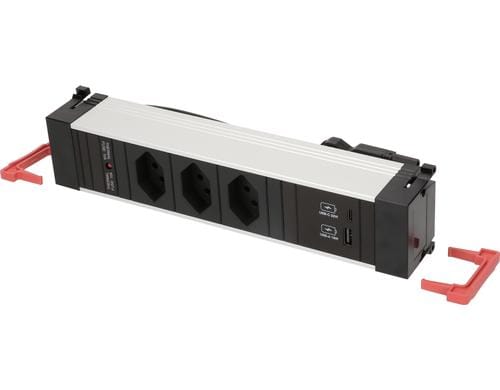 Bachmann Steckdoseneinheit POWER FRAME 3xT13, 1xUSB A/C