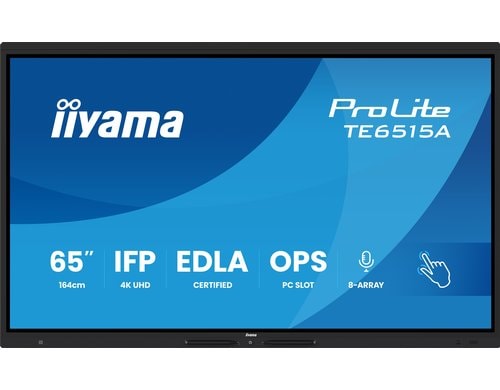 Iiyama TE6515A-B1AG 65, Touch, IPS, UHD, 500cd, EDLA, Android
