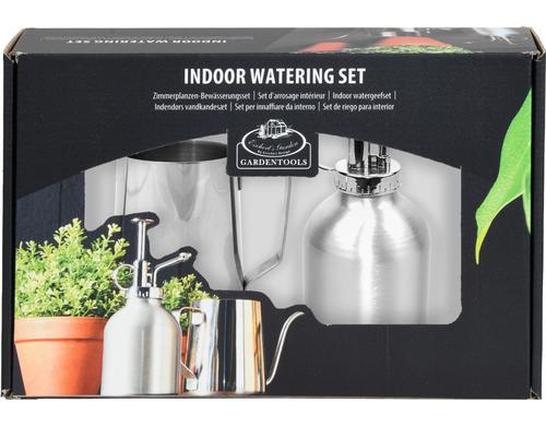 Esschert Design Indoor-Bewässerungsset Giesskanne+Pflanzensprüher, 8x8x7.3x17.4 cm