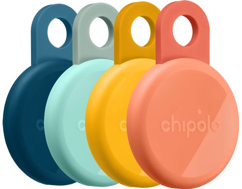 Chipolo LOOP 4er Set  Orange Mint Blau Gelb Apple & Google Find My