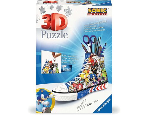 3D Puzzle: Sneaker Sonic the Hedgehog 8-99 Jahre
