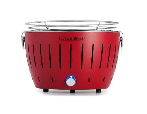 LotusGrill Tischgrill S, feuerrot 29 cm Grillfläche, mit USB