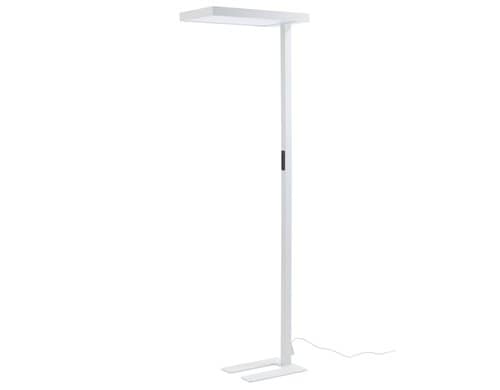 OFFICE FOCUS Stehleuchte LYS 9000 / 80W wei weiss, 9000 lm, dimmbar