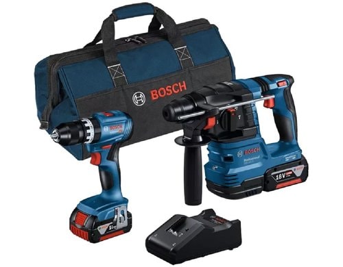18V Profi Set GSB 18V-45+GBH 18V-22+2x4
