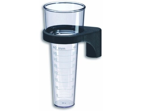 Regenmesser schwarz