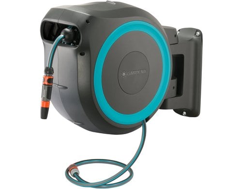 Wand-Schlauchbox RollUp XL (türkis) 35 m