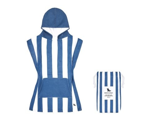 Dock& Bay Poncho 3-5 Whitsunday blue Grösse: 66 x 49 cm