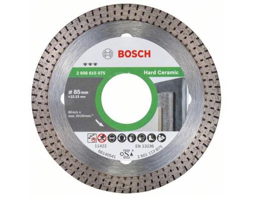 BOSCH Diamanttrennscheibe 85mm für Stein